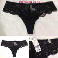 ราคา Etam กางเกงชั้นในลูกไม้ ป้ายห้อย (25) size 40 32-42” (7279268674)