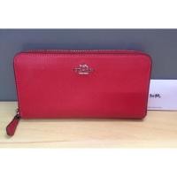 ราคา กระเป๋าสตางค์ coach สีแดง ใบยาวซิบรอบ (1633901936)