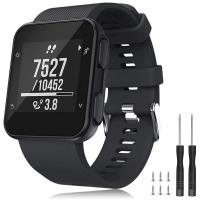 ราคา สายนาฬิกาซิลิโคนคุณภาพสูงสําหรับ Garmin forerunner 35 smartwatch band สายรัดข้อมือสร้อยข้อมือทดแทนสําหรับ Garmin forerunner 35 (29383604996)