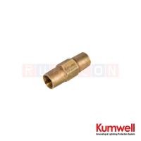 ราคา KUMWELL GRBCO ข้อต่อแท่งกราวด์แบบเกลียว ข้อต่อเกลียวใน คุปปิ้งกราวด์หรอด (Coupling for Threaded Type) (41078816905)