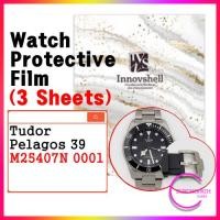 ราคา ฟิล์มกันรอยหน้าจอสําหรับ Tudor Pelagos 39 (3 แผ่น) / M25407N 0001 / ฟิล์มสติ๊กเกอร์ป้องกันรอยขีดข่วนและการปนเปื้อน (58156281110)