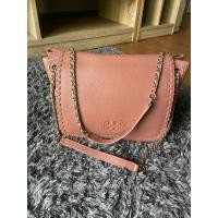 ราคา Tory Burch 10” สีชมพูกะปิ (24763343259)