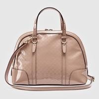 ราคา กระเป๋า GUCCI Nude Microguccissima Patent Leather ของแท้[Used] (8389519259)