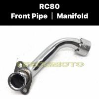 ราคา Suzuki RC80 RC 80 มาตรฐานท่อด้านหน้า Mani พับ Maniful ไอเสีย Ekzos คอด้านหน้า STD RC80 RC 80 (42478491657)