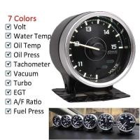 ราคา Defi A1 รถดัดแปลง OBD LCD Triple Gauge Turbocharged Gauge แรงดันไฟฟ้าเครื่องวัดอุณหภูมิน้ําความดันน้ํามัน Tachometer (51256008375)