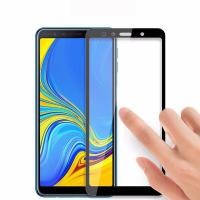 ราคา กระจกนิรภัย ฟิล์มกันรอย เต็มจอ เก็บขอบ แนบสนิท Samsung Galaxy A7 2018 สีดำ (3252109282)