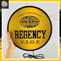 ราคา Regency ป้ายไฟLED กล่องไฟติดผนัง ป้ายด้านเดียวป้ายไฟ ป้ายเหล้า รีเจนซี่ ขนาด 30-40ซม. พร้อมส่ง (28706294492)