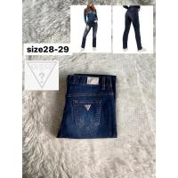 ราคา GUESS Straight Jeans แท้% มือสอง (24210365203)