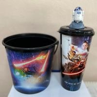 ราคา แก้วน้ำ Star wars ถังป็อบคอร์น โรงหนัง SF Star Wars : The Rise of Skywalker Combo Set (5743752429)