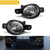 ราคา Front BumperCar Fog Lights head light fog lamp daytime Driving Lamp For Nissan Qashqai 2007 2008 20 (55556191209)
