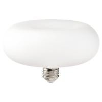 ราคา [IKEAแท้ ถามก่อนสั่ง] MOLNART โมลนาร์ท หลอดไฟ LED E27 120 ลูเมน, รูปโดนัท แก้วฝ้า, 2400 เคลวิน (49451074826)