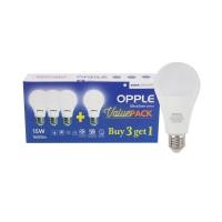 ราคา หลอดไฟ LED E27 15W Daylight OPPLE รุ่น LED U1 A70 E27 15W P4 (แพ็ก 4 ชิ้น) (26471097361)