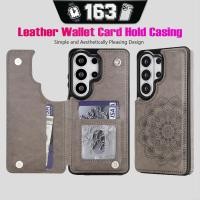 ราคา SAMSUNG หรูหราหนังผู้ถือบัตรปลอกเข้ากันได้สําหรับSamsung Galaxy S26 Ultra S26 S25 Ultra s24 plus s23 FE S25 EDGEกรณีฝาครอบโทรศัพท์ปลอก (46356992979)