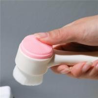 ราคา 3D two Side Face Wash แปรงทําความสะอาด 3D two Side Face Wash แปรงล้างหน้า แปรงทําความสะอาดผิวหน้าซิลิโคนสองด้าน (45006618276)