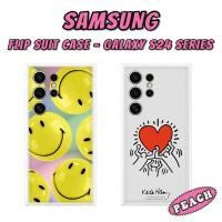 ราคา เคสโทรศัพท์มือถือ แบบฝาพับ สําหรับ Samsung Galaxy S24 Ultra S24+ S24 (25410509799)