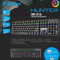 ราคา (RK-X16) Razeak คีย์บอร์ด รุ่น RK-X16 Airavata Hunter Semi Blue Switch Mechanical Gamingประกัน 1ปี (9821485507)