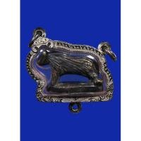 ราคา เสือหล่อโบราณเลี่ยมเงินแท้(เครื่ิองราง) (26722123774)