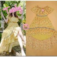 ราคา เดรสงานป้าย​ vora หน้าสั้นหลังยาว (28702453049)