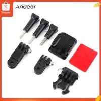 ราคา Andoer หมวกกันน็อคสีดำแบบติดกาวน้ำหนักเบาสำหรับกล้องหมวกกันน็อค (40023535952)