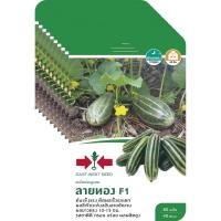 ราคา เมล็ดพันธุ์แตงไทยอ่อน ลูกผสม ลายทอง ตราศรแดง ขายส่ง ยกห่อ (1 ห่อ บรรจุ 10 ซอง) (53103401044)