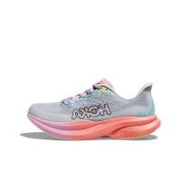 ราคา รองเท้าวิ่ง Hoka Mach 6 สีเทา-ชมพู สำหรับผู้หญิง (51707366652)