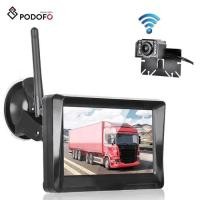 ราคา Podofo Digital Wireless 5" HD 1080P Car Monitor + Rear View Backup Camera Kit Night Vision Waterpro (42678824932)