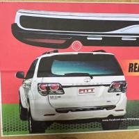 ราคา กันรอย ท้าย ชายบันได ท้าย สคัพเพลท Scupplate fortuner 2012-2014 เว้าเซนเซอร์ fitt (28259886060)