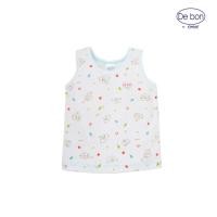 ราคา ENFANT (อองฟองต์) De bon By Enfant เสื้อกล้าม สำหรับเด็ก 6-12 เดือน ลายน้องช้าง ผ้าคอตตอน 100% สีฟ้า (26486603121)