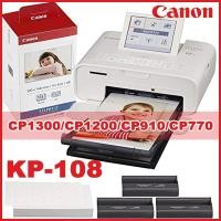 ราคา เปลี่ยนหมึกและกระดาษ Canon Selphy CP1500 CP1300 CP1200 CP910 CP1000, กระดาษภาพถ่าย KP-108IN เข้ากันได้กับเครื่องพิมพ์ Canon Selphy CP, ตลับหมึก 3 ตลับและกระดาษเครื่องพิมพ์ 108 แผ่น (27267417451)