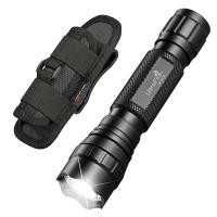 ราคา UltraFire WF-501B LED Tactical Police Flashlight 1200LM Military Torch with Duty Belt Holster Rechargeable Battery and C (41617399924)