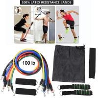 ราคา Fitness Exercise Resistance Bands Set Gym Strength Training Body Yoga Pilates Sport Band Pull Up El (51553735940)