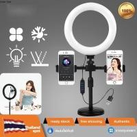 ราคา ขาตั้งไลฟ์สด ไฟวงแหวน 16CM ขาตั้งกล้องมือถือ ไฟไลฟ์สด ไฟกลม ไฟแต่งหน้า ปรับแสงได้ (23121856584)