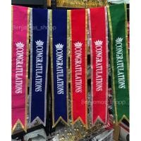 ราคา สายสะพาย ปัจฉิม สายสะพายเรียนจบ congratulations มงกุฎปัจฉิม (15809590521)
