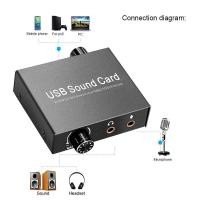 ราคา การ์ดเสียง USB สำหรับแล็ปท็อป PS5หูฟังไมโครโฟนการ์ดเสียง USB การ์ดเสียงภายนอกรองรับ Knop Bas ระดับเสียงชนิด Usb C 3.5มม (29470062615)