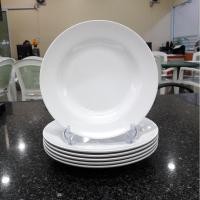 ราคา ซุปเปอร์แวร์ ชุดจานทรงลึก 9 นิ้ว 6 ใบ สีพื้นทรงกลมสีขาว (3157756233)