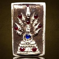 ราคา พระสมเด็จพิมพ์นาคปรกประดับพลอย (57353030834)