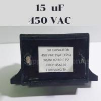 ราคา คาปาซิเตอร์ 15uf 450 vac แบบสี่เหลี่ยม 2 ขา อะไหล่เครื่องซักผ้า capacitor 15uf 450VAC (14235920683)