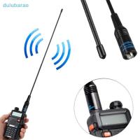 ราคา [DUL] NA-771 SMA-F Dual Band High Gain เสาอากาศวิทยุสําหรับ BaoFeng UV-5R Kenwood AO (47456220583)