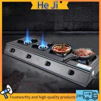 ราคา HEJI สแตนเลส เดสก์ท็อปหม้อแก๊ส Commercial เตาแก๊ส มัลติฟังก์ชั่น 4 หัว เตา Stainless steel เตาแก๊ส lucky flame เตาแกส 21.5CM เตาแกส (24361380803)