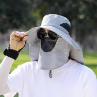 ราคา พร้อมส่ง หมวกชาวสวนกันUV หมวกเดินป่า ปิดหน้าหลังกันแดด (9945756661)