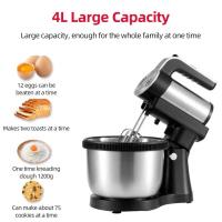 ราคา เครื่องตีแป้ง ตีไข่ ขนาด4ลิตร เครื่องผสมอาหารอเนกประสงค์ Food Mixer แบบตั้งโต๊ะ มีพร้อมส่ง (18582160020)