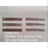 ราคา TRD Sportivo Emblem แผ่นอลูมิเนียมสําหรับ Toyota Fortuner 2012 VRZ Rush Yaris Avanza Innova Bodykit (8522032548)