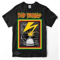 ราคา เสื้อยืดวง Bad Brains | Punk Rock Reggae Art Unisex Cotton Tee ผ้าฝ้ายสบาย (57607615296)