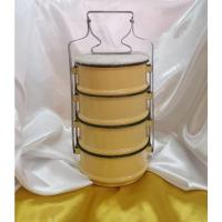 ราคา ปิ่นโต ปิ่นโตเคลือบ ปิ่นโตเหลือง ปิ่นโตโบราณ (พร้อมส่ง) ตราแพนกวิน ขนาด 14/4 (21320904204)