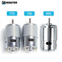 ราคา DC 12V 24V Motor 775 795 895 Motor Double Ball Bearing Large Torque Low Noise 2000-15000rpm/3000-12 (46556681381)