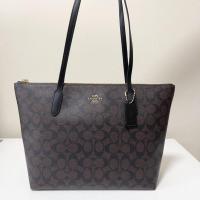 ราคา Coach Zip Top Tote ln Signature Canvas แท้100% พร้อมส่ง (24926975914)