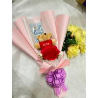 ราคา ช่อดอกไม้ ช่อดอกกุหลาบ ช่อตุ๊กตา (23931228483)
