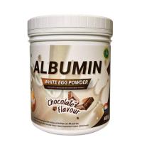 ราคา Albumin White Egg Powder Chocolate 400g ผงโปรตีนไข่ขาว (27078060482)