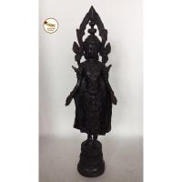 ราคา พระมหาจักพรรดิ์ปางเปิดโลก พระปางเปิดโลก เนื้อทองเหลือง รมดำ หน้าตัก 5" สูง 37 cm (3254059906)