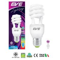 ราคา EVE หลอดประหยัดไฟ ทรงทอร์นาโด รุ่นเอ็กไฟล์ 11วัตต์ เดย์ไลท์ (913699303)